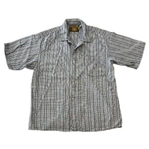 GRAMICCI Button-Down Men’s Blue Shirt - L